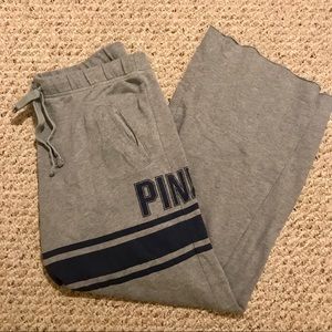 PINK wide-leg sweatpants